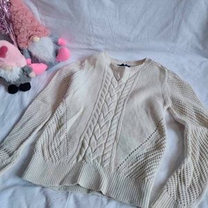 Gapkids Cream Cable Knit Sweater 💗